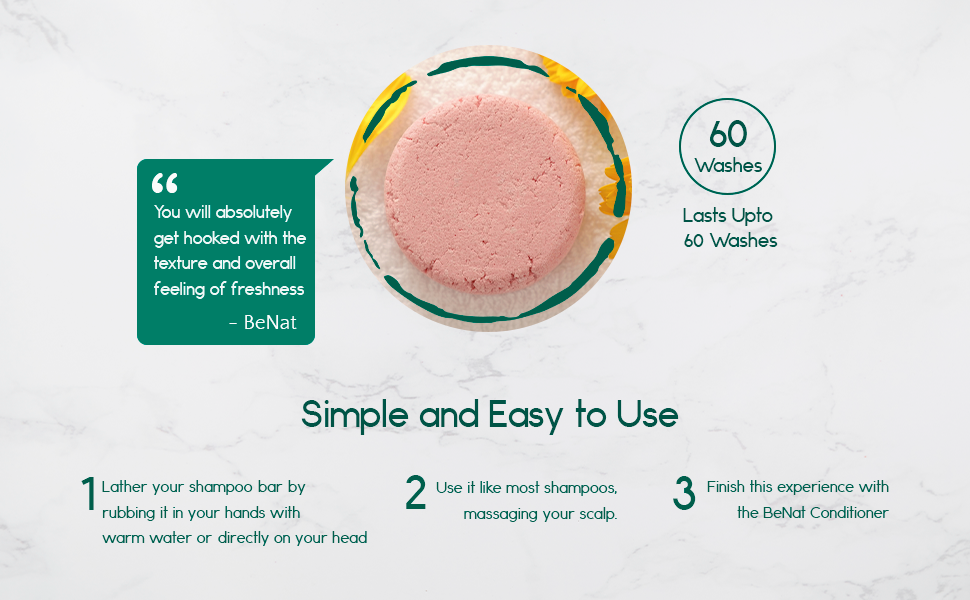 BeNat™ Shampoo Bar & Conditioner Bar Bundle
